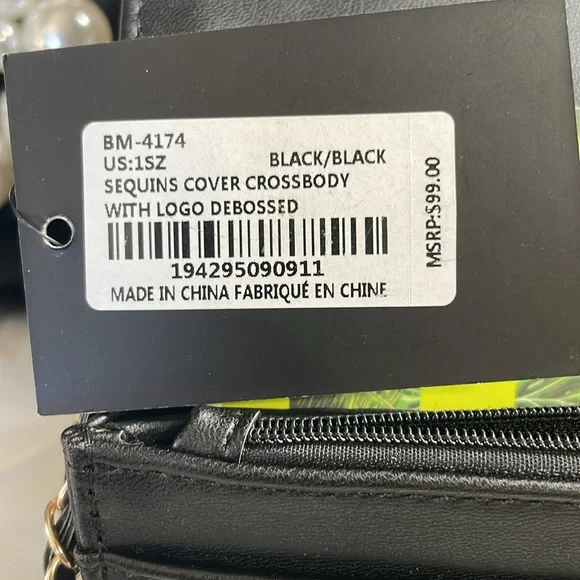 Badgly Mischka Sequin Bag - Picture 5 of 6